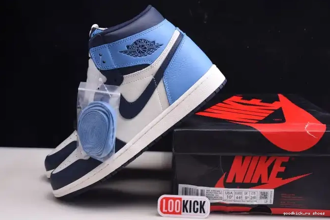 1 Retro OG Obsidian Jordan 555088-140 Air High 0503
